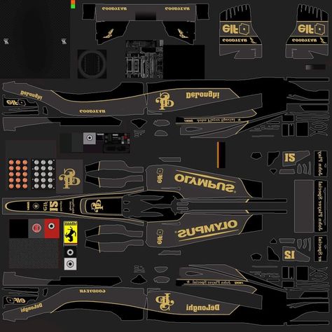 Monoposto Skins F1, Monoposto Livery, F1 Livery, Car Papercraft, Aryton Senna, Real Racing, 3d Craft, Paper Craft, Ferrari