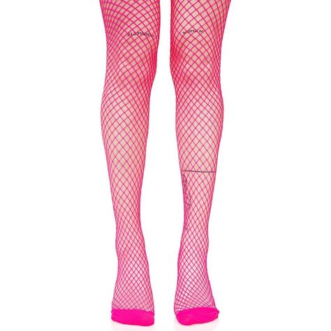 Bright Pink Fishnets ($8) ❤ liked on Polyvore featuring intimates, hosiery, tights, fishnet stockings, leg avenue hosiery, neon pink tights, fishnet pantyhose and fishnet hosiery Pink Fishnet Tights, Kawaii Purse, Diamond Tights, Pink Fishnets, Png Outfits, Mario E Luigi, Thigh High Sock, Pink Tights, Goth Accessories