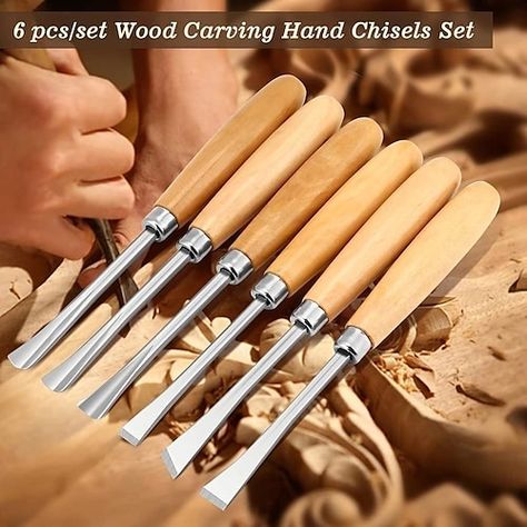 Wood Carving Chisels, Wood Heat, Wood Chisel, Chisel Set, Turning Tools, Wood Carving Tools, Wood Polish, Carving Tools, Sewing For Beginners