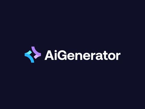 Ai Generator - modern artificial intelligence logo by Deividas Bielskis on Dribbble Logo Genie, Coaching Logo Design, Appliance Logo, Tech Logo Design, Corporate Logos Inspiration, Software Logo, Logo Software, Logo Trends, Coaching Logo