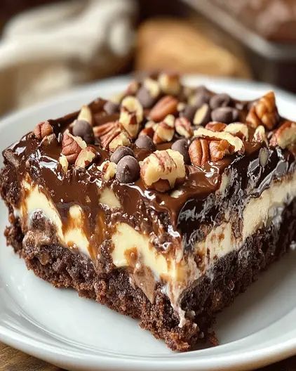 Ooey Gooey Butter Cake Recipe, Gooey Butter Cake Recipe, Chocolate Pecans, Ooey Gooey Butter Cake, Cake Recipe Easy, Dairy Free Cream, Gooey Butter Cake, Butter Cake Recipe, Holiday Chocolate