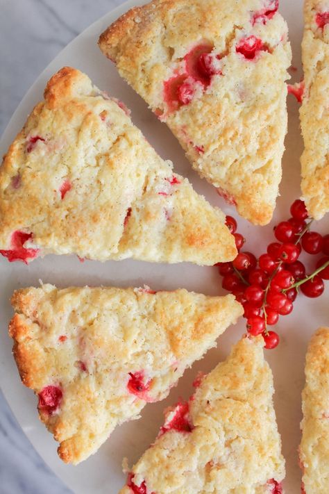 Red Currant Recipe, Currant Scones, Currant Recipes, Cream Scones, Red Currant, The Chef, Favorite Desserts, Next Door, Just Desserts