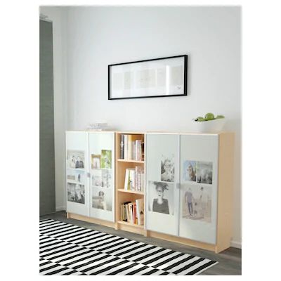 BILLY / MORLIDEN Bookcase, birch veneer, 78 3/4x11 3/4x41 3/4" - IKEA Bookcase Ikea, Billy Ikea, Bookcase White, Narrow Shelves, Library Inspiration, Baby Storage, Ikea Billy, Office Life, Toy Room