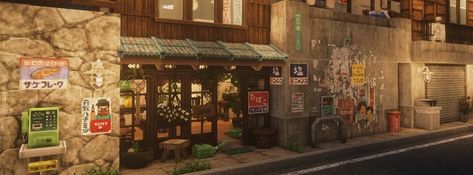 Minecraft Baby, Minecraft Shops, Minecraft Japanese, Minecraft Statues, Minecraft Aesthetic, Japanese Town, Minecraft House Plans, Minecraft Drawings, Minecraft Banners