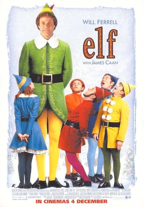 Christmas Movie Wallpaper, Will Ferrell Elf, Elf 2003, Suns Basketball, Christmas Movie Night, Best Christmas Movies, Inexpensive Christmas, Poster Christmas, Bad Santa