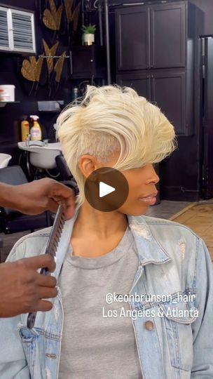 2.1K views · 189 reactions | Style from
@keonbrunson_hair of Los Angeles, California and Atlanta, Georgia

@keonbrunson_hair ...
Me & @phireisreal Did A Thing ….. New Cut, New Color , New Style ….. It’s 🔥….. 😍

#haircut #undercut #blonde #haircolor #mullet #mohawk  #hair #love #passion #hairstyle #hairstylist #hairporn #hairgoals #hairinspiration #haireducation #hairtransformation #transformation #hairdo #hairdresser #atlhair #lahair #nychair #atlantahairstylist #lahairstylist  #KBrunson

 TheHAIRGOD … YOU COULD BE NEXT

・・・ 
#afrohaircom 
Hair Salon Finder www.afrohair.com | Hair Salon Locator | thehairdoll · Original audio Mullet Mohawk, Short Hair Mohawk, Mohawk Hair, Haircut Undercut, 2024 Hairstyles, Mohawk Styles, New Cut, Natural Hair Braids, Cute Hairstyles For Short Hair