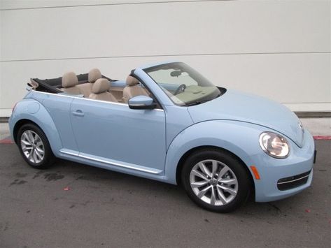 The 2015 Volkswagen Beetle Convertible, the optional 2.0-liter diesel motor with 10 horsepower, but also provides a slight increase in fuel ... 2015 Volkswagen Beetle, Volkswagen Convertible, Vw Beetle Convertible, Volkswagen Beetle Convertible, Bug Car, Beetle Car, Volkswagen Bug, Beetle Convertible, Girly Car