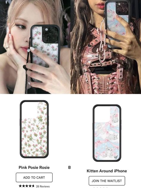 Rose Phone Case Blackpink, Blackpink Phone Case, Rosé Phone, Rose Phone Case, New Jeans Style, Self Portrait Poses, Rose Blackpink, Lisa Blackpink Wallpaper, Kawaii Nails