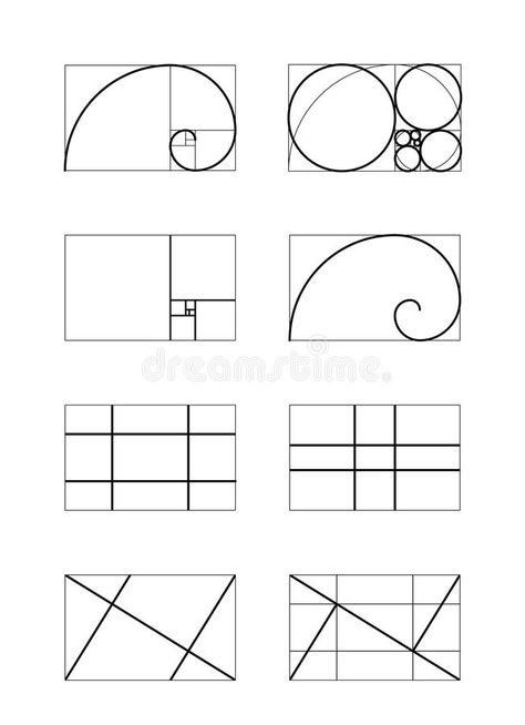 Dynamic Composition Illustration, Harmony Composition, Math Circle, Golden Ratio Art, Golden Ratio In Design, Golden Ratio Logo, Harmony Design, Dynamic Lines, Dynamic Composition