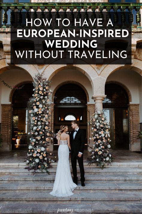 Learn how to have a European-inspired wedding without traveling| Image by Sierra Katrina Photography Old World Wedding, European Garden, French Elegance, Chateau Wedding, European Wedding, Cascade Bouquet, Wedding Scene, French Garden, Travel Images