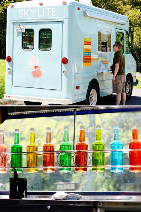 POssible color combo Snow Cone Truck, Snow Cone Stand, Mobile Cafe, Food Vans, Sno Cones, Concession Food, Meals On Wheels, Oh Joy, Coffee Truck