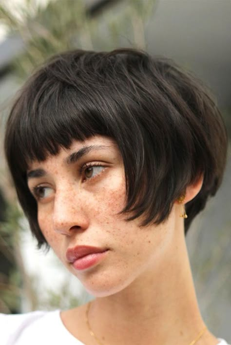 bixie haircut for fine hair, bixie haircuts, bixie haircut, bixie haircuts 2022, bixie haircut for thick hair, short haircut, bixie haircut pictures, bixie haircut with bangs, meg ryan haircut, bixie haircut curly, bixie haircut 2022 curly, shaggy short haircut, bob shag Low Maintenance Short Haircut, Short Bobs With Bangs, Pixie Bob Hairstyles, Short Choppy Haircuts, Choppy Haircuts, French Bob, Pixie Bob Haircut, Short Bob Haircuts, Short Hair With Bangs