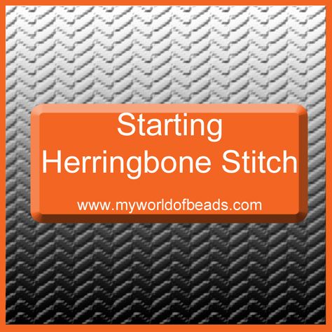 Beading Stitches, Herringbone Stitch, Ladder Stitch, Stitch 2, Brick Stitch, Beading Tutorials, Weaving Techniques, Video Tutorials, Bead Weaving