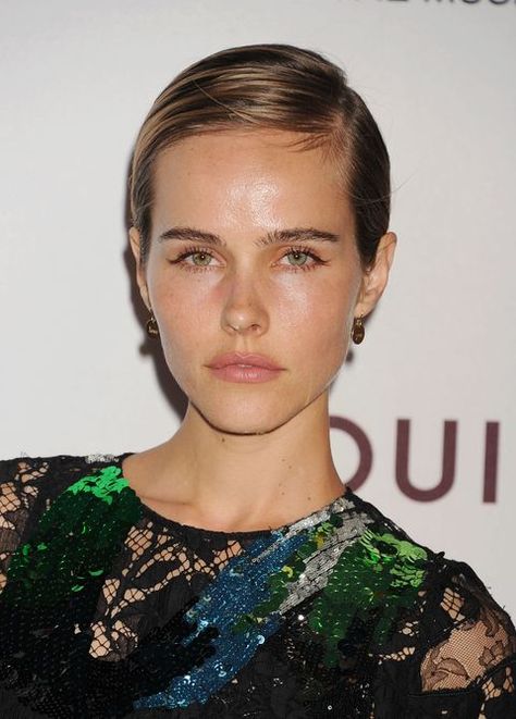 Isabel Lucas' Slicked Back Sides Celebrity Pixie Cut, Pixie Bangs, Isabel Lucas, Fall Hair Cuts, Evan Rachel Wood, Blonde Pixie Cuts, Best Pixie Cuts, Pixie Haircuts, Short Pixie Haircuts