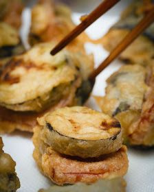 kruizing with kikukat: Okazuya Food: Eggplant and Spam Tempura Okazuya Recipes, Tempura Recipe, Spam Recipes, Hawaiian Dishes, Hawaii Food, Filling Food, Hawaiian Food, Finger Food Appetizers, Four Days