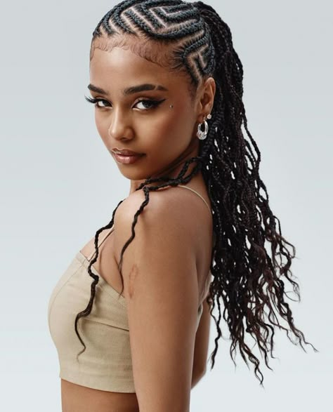 Braided Cornrow Hairstyles, Cute Box Braids Hairstyles, Protective Hairstyles Braids, Girls Braids, Natural Hair Braids, Cornrows Braids, Cornrow Hairstyles, Foto Ideas Instagram, Box Braids Hairstyles