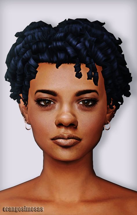 Sims 4 Cc Hair Free, Black Sims 4 Cc Hair, Black Sims 4 Cc, Black Sims, Sims 4 Cc Hair, Short Afro Hairstyles, Sims 4 Black Hair, Play Sims 4, Sims 4 Game Mods