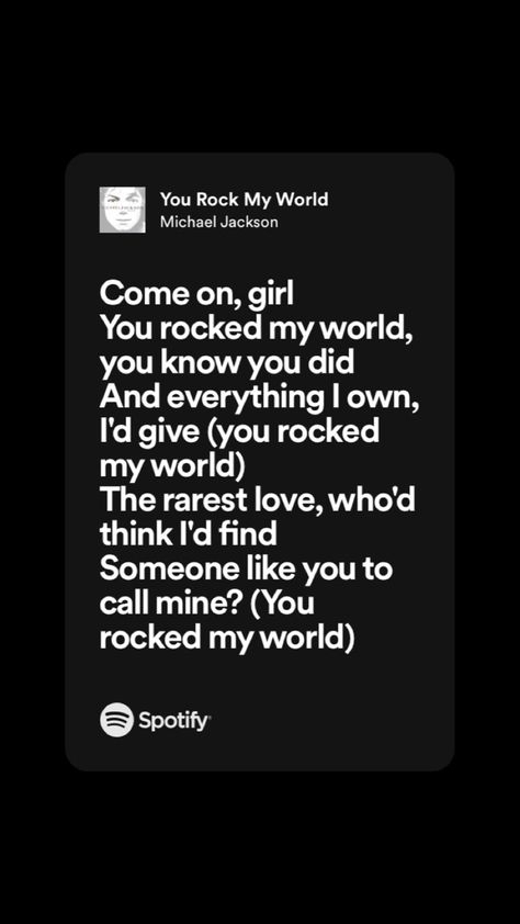 Michael Jackson Rock My World, Rock With You Michael Jackson, Michael Jackson Rock With You, You Rock My World Michael Jackson, Rock My World Michael Jackson, Mj Songs, Michael Jackson Lyrics, Mj Quotes, You Rock My World