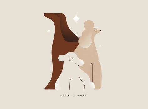 Less is more - doggo brand illustration by Julia Hanke on Dribbble Pet Character Design, Pet Illustration Design, Pet Brand, Dog Illustrations, Brand Illustration, Pet Illustration, Dog Branding, Modern Pet, Pet Logo Design