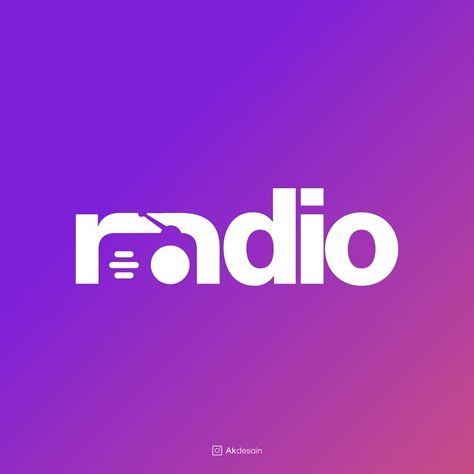 #verbicon radio by Aan Kurniawan @akdesain (Makassar, Indonesia) Radio Logo Design, Audio Logo, Radio Logo, Badges Ideas, Word As Image, Vtuber Logo, Typography Logo Inspiration, Radio Design, Logos Ideas