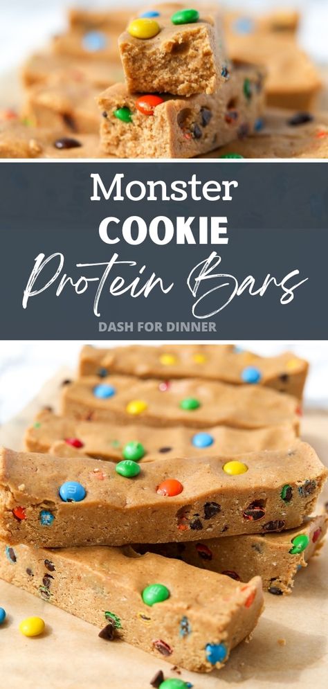 If you're looking for high protein recipes and snacks, you're going to love this delicious take on Monster Cookies - but with a high protein twist. Freezer friendly, made with simple ingredients, and a no bake recipe - this is a high protein meal prep that's easy enough for even beginners. Protein Freezer Snacks, Low Carb High Protein Sweet Treats, Freezer Snacks For Kids, Protein Snacks For Picky Eaters, High Protein Meal Prep For Picky Eaters, High Protein Snacks For Road Trip, Low Carb High Protein Desserts Easy, High Protein Meals For Picky Eaters, High Protein Meals For Kids