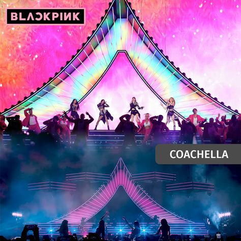 Coachella Stage Design, Colorado Desert, Coachella Stage, Small Stage, Blackpink Coachella, Coachella Music Festival, Art And Music, School Dance, Event Lighting