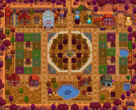 Stardew Valley Standard Farm Design, Stardew Valley Standard Farm Layout No Mods, Stardew Valley Obelisk Layout, Stardew Valley Farm Layout Standard Aesthetic, Sdv Farm Layout Standard, Stardew Standard Farm Layout, Stardew Farm Layout Standard, Standard Farm Stardew Valley, Stardew Valley Honey Layout