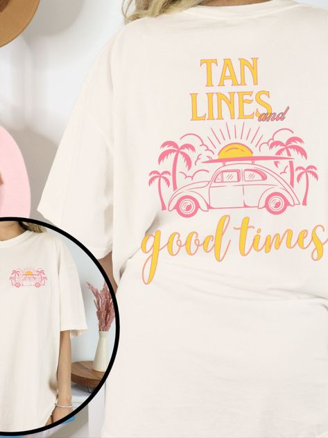 Sunkissed Shirt, Beach Trip Shirts, Summer Beach Hair, Girls Beach Trip, Travel Tshirt, Retro Surf, Girls Beach, Beachy Vibes, Surf Shirt