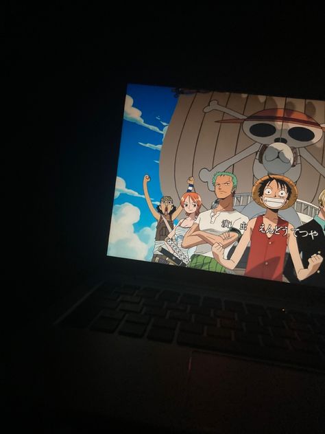 Watching Anime Laptop Video, Watching One Piece Laptop Aesthetic, Anime Watcher Aesthetic, Watch Anime On Laptop, Anime Watching Tv Aesthetic, Anime Aesthetic Laptop, Watching Anime Aesthetic, Anime On Laptop Aesthetic, Anime On Laptop