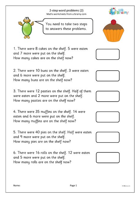 2-step word problems (2) - Addition Year 2 (aged 6-7) by URBrainy.com Year 2 Worksheets, Problem Solving Worksheet, Multi Step Word Problems, Maths Worksheet, Math Tutoring, Fun Worksheets For Kids, Addition Word Problems, Multiplication Problems, Mathematics Worksheets