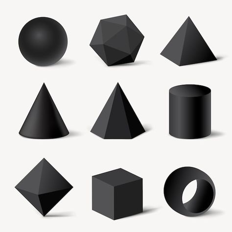 Abstract 3d Shapes, Basic 3d Shapes, Shape Practice, 3d Sphere, 3d Circle, 3d Forms, Shapes 3d, 3d Geometry, 3d Geometric Shapes