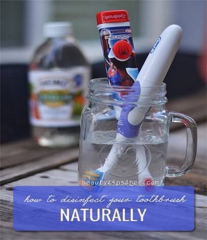 How To Disinfect Your Toothbrush Natural Sonicare Toothbrush, Natural Disinfectant, Natural Beauty Remedies, Teeth Health, Best Teeth Whitening, Diy Health, Natural Beauty Tips, Green Cleaning, Natural Cleaning Products