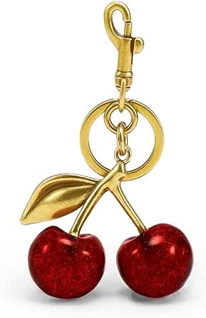 FASTFAIRY Glitter Cherry Bag Charm with Key Ring and Clip – Sparkling Resin & Metal Accessory for Purses and Bags Cherry Keychain, Cherry Bag, Favorite Handbags, Metal Accessories, Charm Rings, Fashion Toys, Holiday Home Decor, Purse Charms, Best Christmas Gifts