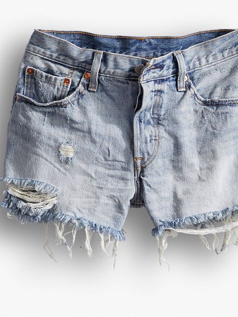 Pop Clothes, Levi 501 Shorts, Denim Shorts Style, Vintage Levi Shorts, 501 Shorts, Vintage Jean Shorts, Mid Rise Denim Shorts, Vintage Denim Jeans, Amazon Clothes