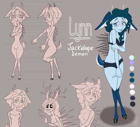 Jackalope Character Design, Hazbin Hotel Deer Demon Oc, Deer Demon, Hazbin Oc, Demon Oc, Deer Girl, Marvel Quotes, Danny Phantom, Cartoon Crossovers