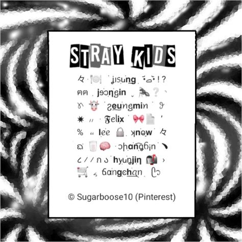 Straykids Username Ideas, Kpop Usernames Ideas Skz, Stray Kids Username Ideas, Skz Username Ideas, Cute Bios, Name Symbols, Cute Text Symbols, Minimal Font, Ig Bio