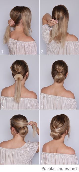 Easy Elegant Updo, Easy Elegant Hairstyles, Simple Updo Tutorial, Easy Formal Hairstyles, Updo Tutorial, Up Dos For Medium Hair, Low Bun, Penteado Cabelo Curto, Blonde Bobs