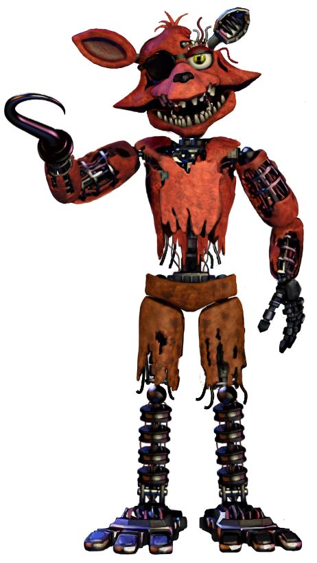 FNAF 2 Withered Foxy full body by Enderziom2004 on DeviantArt Withered Foxy, Freddy 2, Fnaf Foxy, Toy Bonnie, Fnaf Sl, Animatronic Fnaf, Fnaf 1, Roblox Gifts, Freddy Fazbear