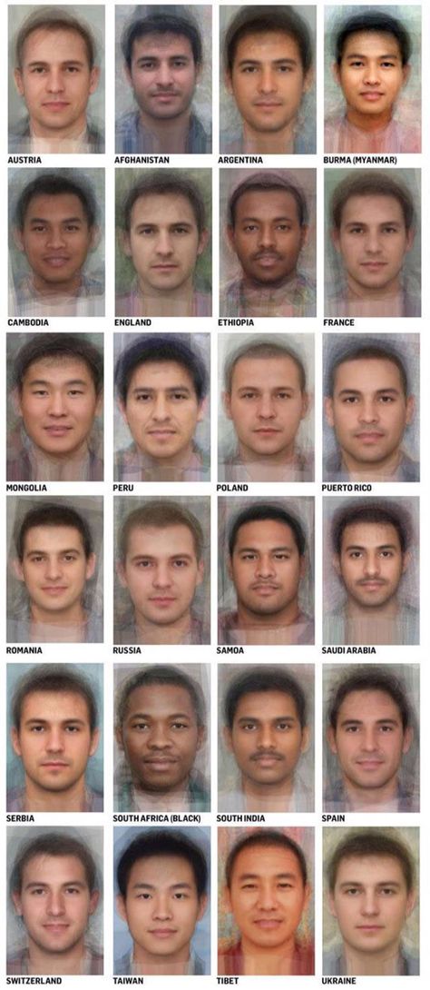 Face averages Ethnicity Faces, Average Face, Male Faces, Face Reference, Anatomy Reference, Human Face, Different Countries, People Of The World, Human Anatomy