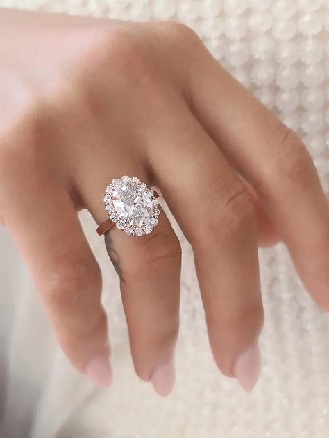 Luxury Oval Diamond Ring With Refined Style, Luxury Oval Ring With Shiny Finish, Luxury Oval Jewelry With Brilliant Cut, Luxury Everyday Oval Diamond Ring, Everyday Luxury Oval Diamond Ring, Luxury Oval Rings For Everyday, Luxury Fusion Style Oval Ring, Luxury Traditional Oval Rings, Luxury Romantic Oval Diamond Ring