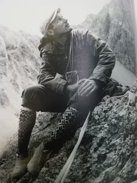 Vintage mountaineering boots, socks. Vintage Mountaineering, Vintage Hiking Boots, Mountains Of Madness, Hiking Photography, Mountaineering Boots, Adventure Inspiration, Ice Climbing, Vintage Camping, Koh Tao