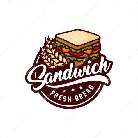 Cheese Design, Fruit Sandwich, Restaurant Drinks, Barbecue Design, Breakfast Burger, Pizza Sandwich, Bakery Menu, Deli Sandwiches, Food Logo Design