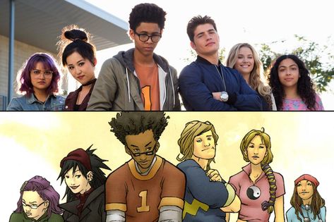 Runaways Comic, Marvel's Runaways, Runaways Marvel, The Runaways, Skottie Young, Young Avengers, English Movies, Marvel Series, Stranger Things Funny