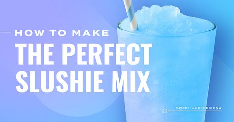 Vodka Slush Recipe, How To Make Syrup, Diy Syrup, Summertime Sangria, Slushy Machine, Vodka Slush, Frozen Drink Machine, Slushy Drinks, Slushie Machine