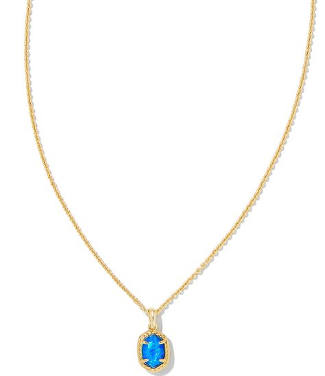 From Kendra Scott, the Daphne Framed Short Pendant Necklace features:Short pendant necklace14K gold or rhodium over brass Lobster clasp w/single adjustable slider bead closureApprox. 19" length Imported. Blue And Gold Jewelry, Pandora Jewlery, Blue Vibe, Teen Stuff, Wishlist Ideas, Short Pendant Necklace, Church Camp, Pretty Jewelry Necklaces, Preppy Jewelry