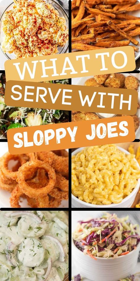 25 Best Side Dishes for Sloppy Joes - what to serve with sloppy joes Side Dishes For Sloppy Joes, Sloppy Joe Sides, Sloppy Joes Dinner, White Cheese Dip Recipe, Crock Pot Sloppy Joes, Best Coleslaw Recipe, Philly Cheesesteak Sloppy Joes, Sloppy Joes Easy, Easy Baked Beans