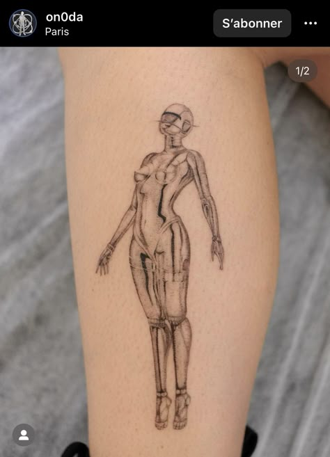 Beyonce Tattoo, The Weeknd Tattoo, Robot Tattoo, Ma Tattoo, Whimsical Tattoos, Shadow Tattoo, Minimalist Tattoo Ideas, Small Chest Tattoos, Tattoo Fails