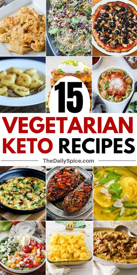 Vegetarian Keto Dinner, Vegetarian Butter Chicken, Dinner And Lunch Recipes, Vegetarian Keto Recipes, Keto Diet For Vegetarians, Pizza Vegetarian, Resep Diet, Keto Ideas, Ketogenic Diet Meal Plan