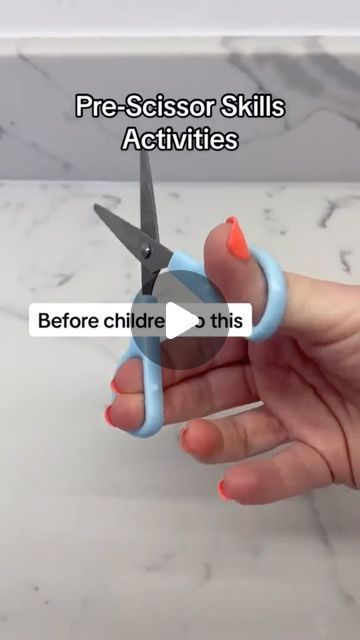 Twinkl Resources ☁️ on Instagram: "Some simple and fun ways to develop the skills and hand strength needed to use scissors effectively! ✂️  #TeachersOfInstagram #TeacherGram #TeacherHack #ClassroomHack #PreScissorsSkills #FineMotorSkills" Learning Scissor Skills, Scissors Activities For Preschool, Preschool Scissor Skills, Scissor Activities For Preschool, Teaching Scissor Skills Preschool, Scissors Skills For Preschoolers, Learning To Use Scissors, Occupational Therapy Scissor Activities, Beginning Scissor Skills