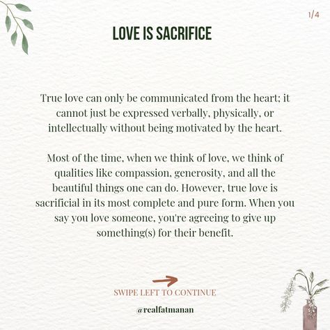 "true love is sacrificial in its most complete and pure form" #realfatmananspeaks #realfatmanansreflections Sacrifice In Relationships Quotes, Love Requires Sacrifice Quotes, Sacrifices For Love Quotes, Sacrificial Love Quotes, Quotes About Sacrifice For Love, Sacrifice For Love Quotes, Love Is Sacrifice Quotes, Sacrifice Love Quotes, Sacrifice Quotes Relationship